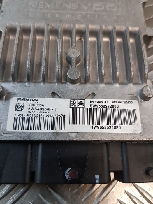 Sterownik Silnika 9662272880 5Ws40264F-T Peugeot 407 2.0Hdi 06R-