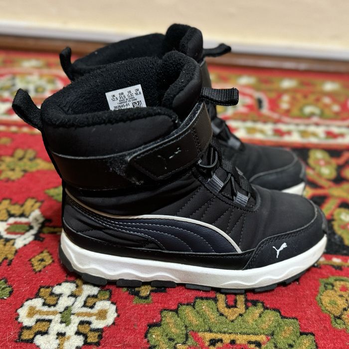 детские зимние ботинки,сапоги,термо сапоги puma оригинал