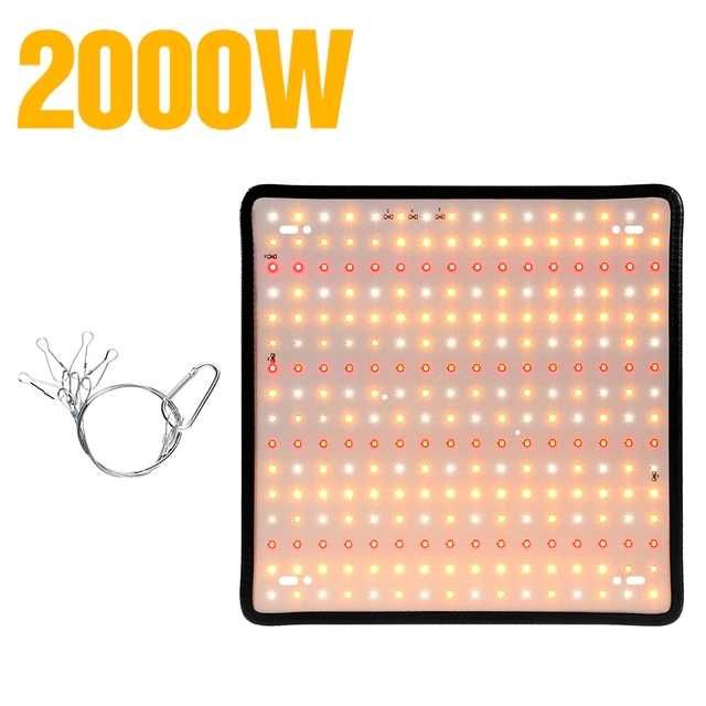 Luz Lâmpada Led Yellow 2000w Estufas Crescimento Planta