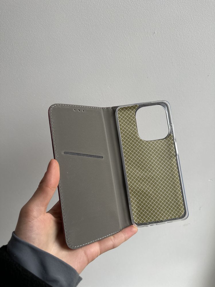 Etui zamykane bordo do OPPO A40/A40M/A60 5G