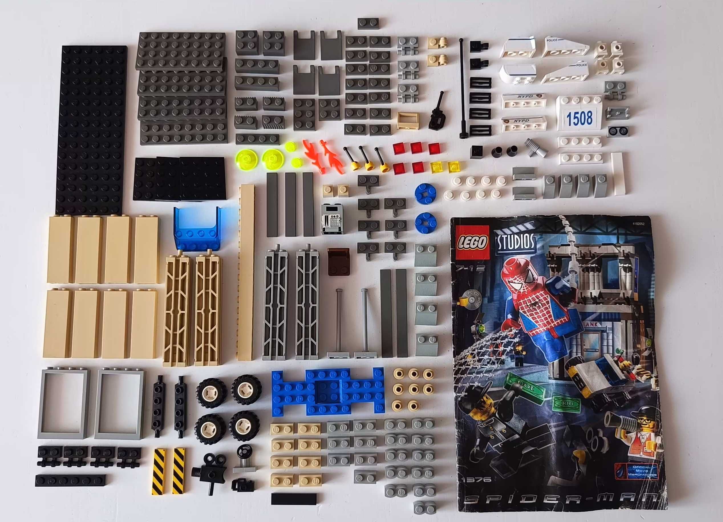 LEGO SPIDERMAN 1374, 1376, 4855, 4856 Unikaty 4 zestawy