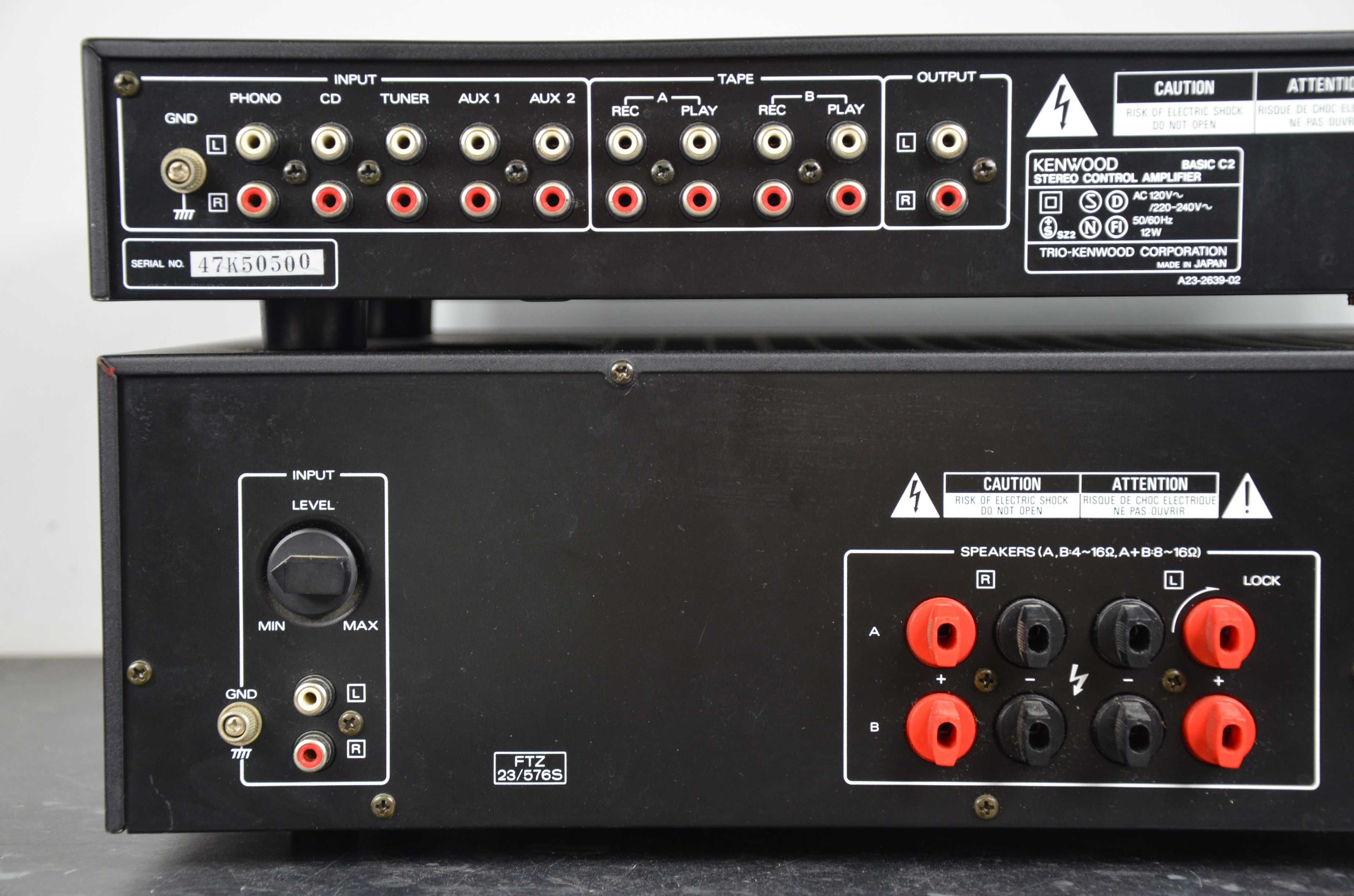KENWOOD BASIC M1A  BASIC C2 Końcówka mocy przedwzmacniacz Okazja Japan