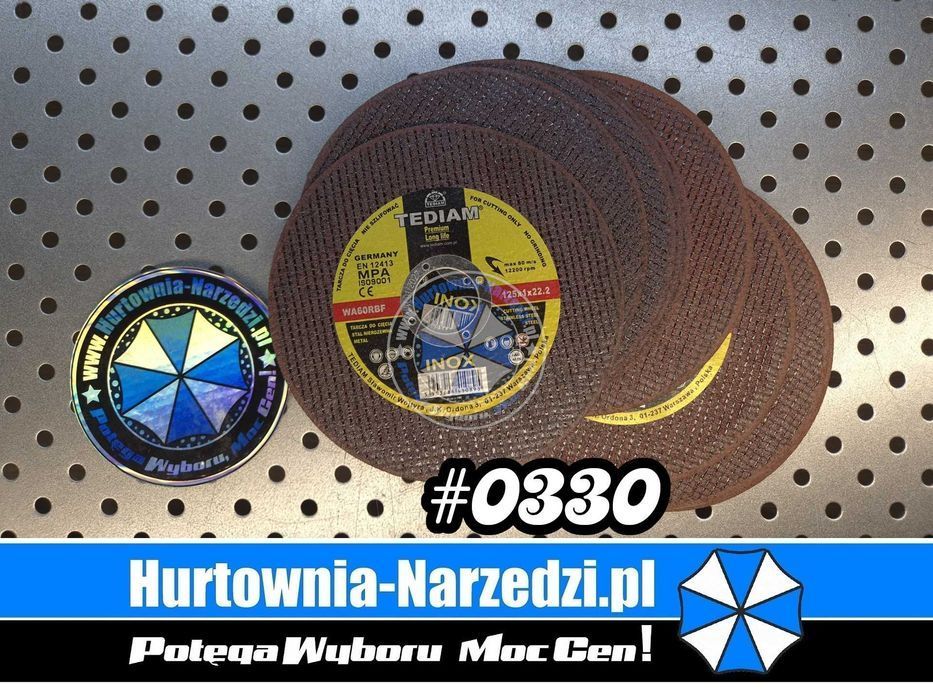 20 x tarcza do cięcia metalu 125x1,0mm tarcza do metalu INOX 125mm 1mm