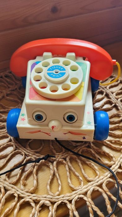 Zabawkowy  telefon vintage oldschool Fisher  Price