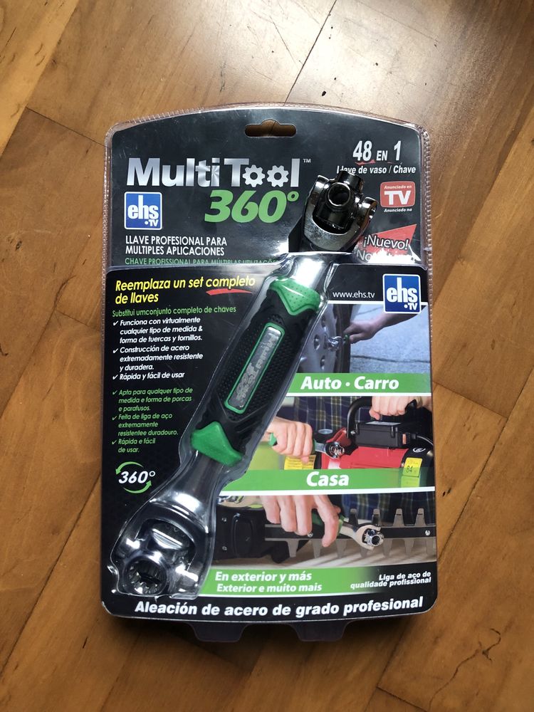 Ferramenta multiusos - chave universal MultiTool 360º (NOVA)