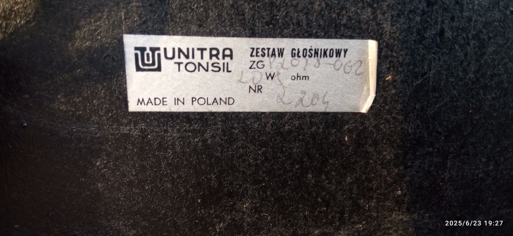 Kolumny Unitra Tonsil.