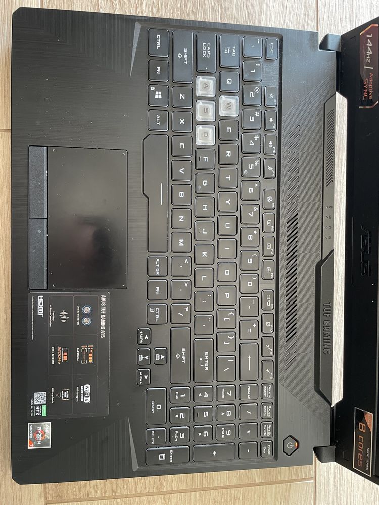 Laptop Gamingowy Asus TUF A15 FA506QM RTX 3060