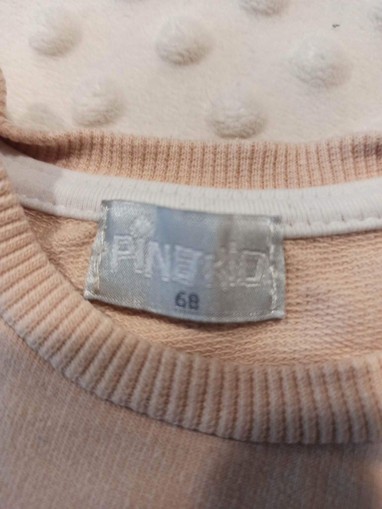 Śliczna bluza tunika dla dziewczynki 68 Pinokio Pantera