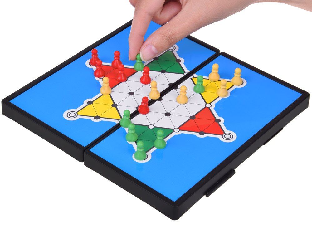 Zestaw gier 3w1 szachy warcaby chińczyk MAGNETYCZNE strategiczna