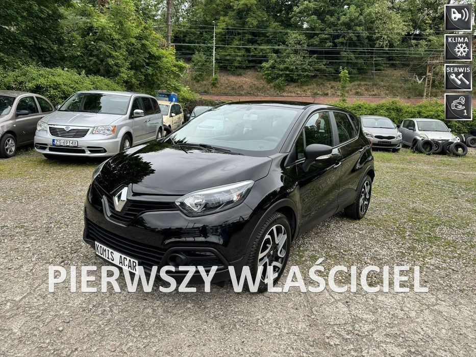 Renault Captur 0.9TCE-90km-Bezwypadkowy-Serwisowany-Klima-PDC-Tempomat-KomputeR-ALU