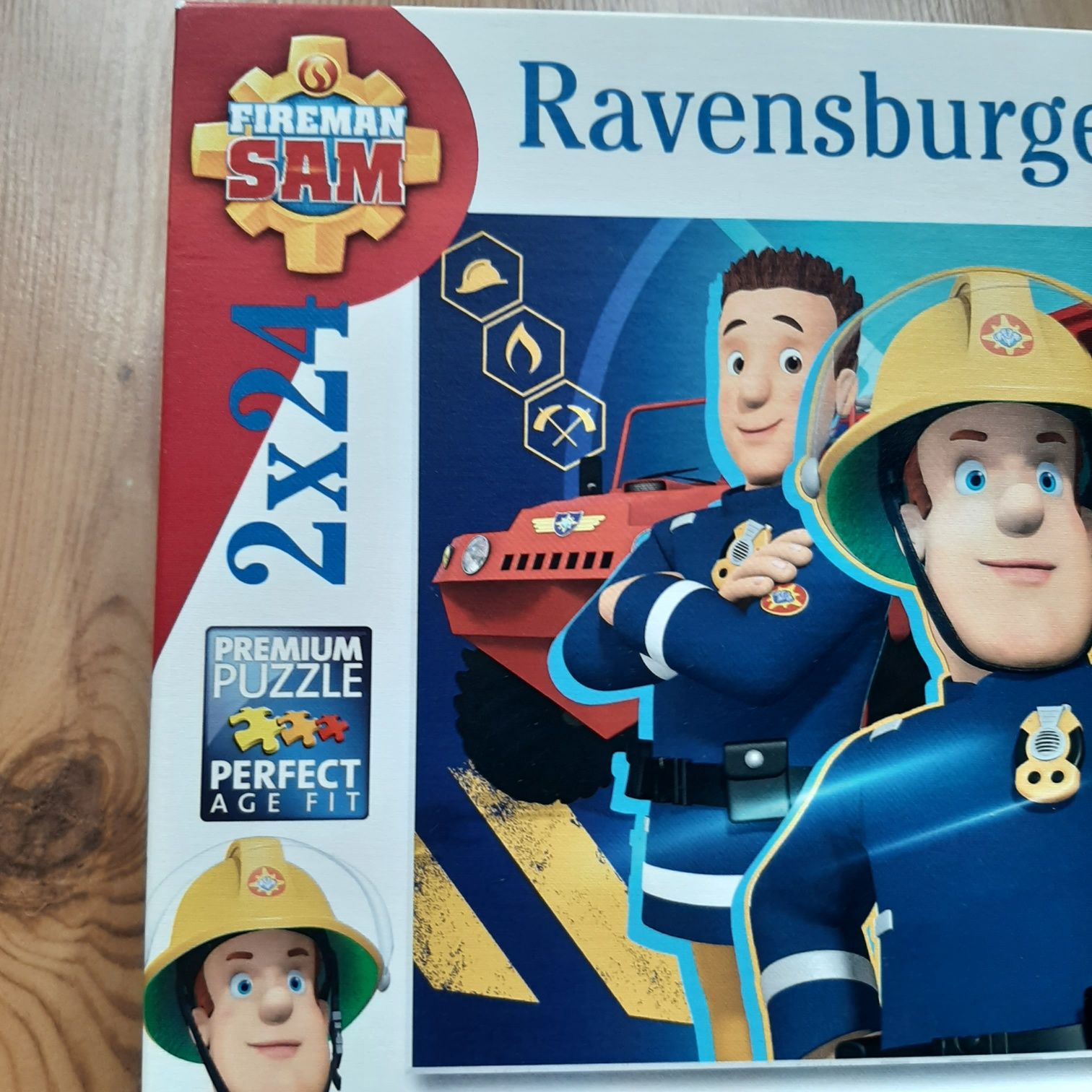 Puzzle STRAŻAK SAM Ravensburger 2x24szt. dla dziecka 4+.  Stan idealny