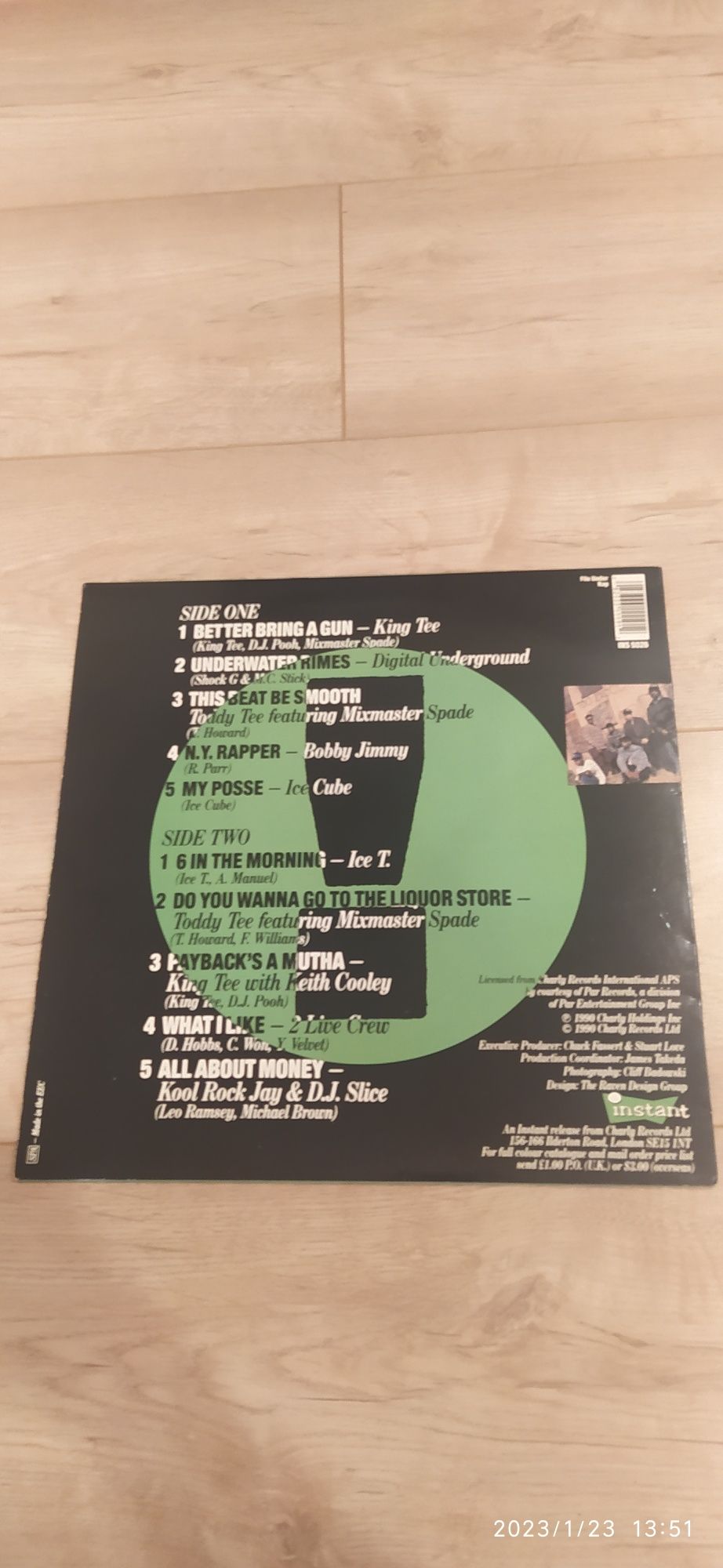 Prime "Kuts" Vol. 1 LP compilation Ice Cube Ice T Instant UK 1990