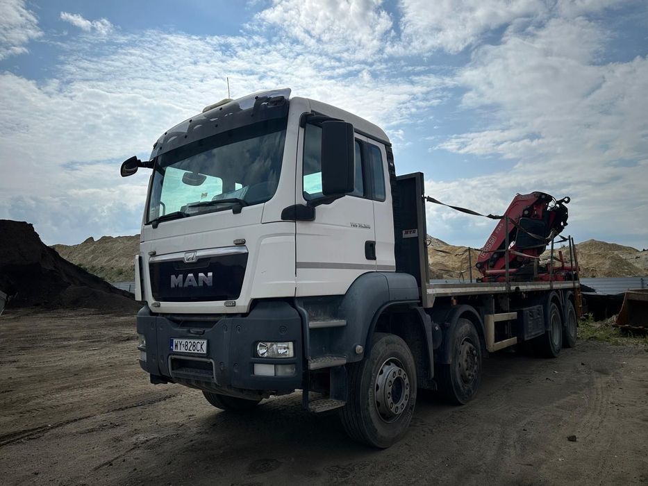 MAN TGS 35.360 8X4 HDS  Pierwszy właściciel, stan bardzo dobry. mało używany. Hds Fassi 295