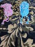 Bolsinha em crochet com terço