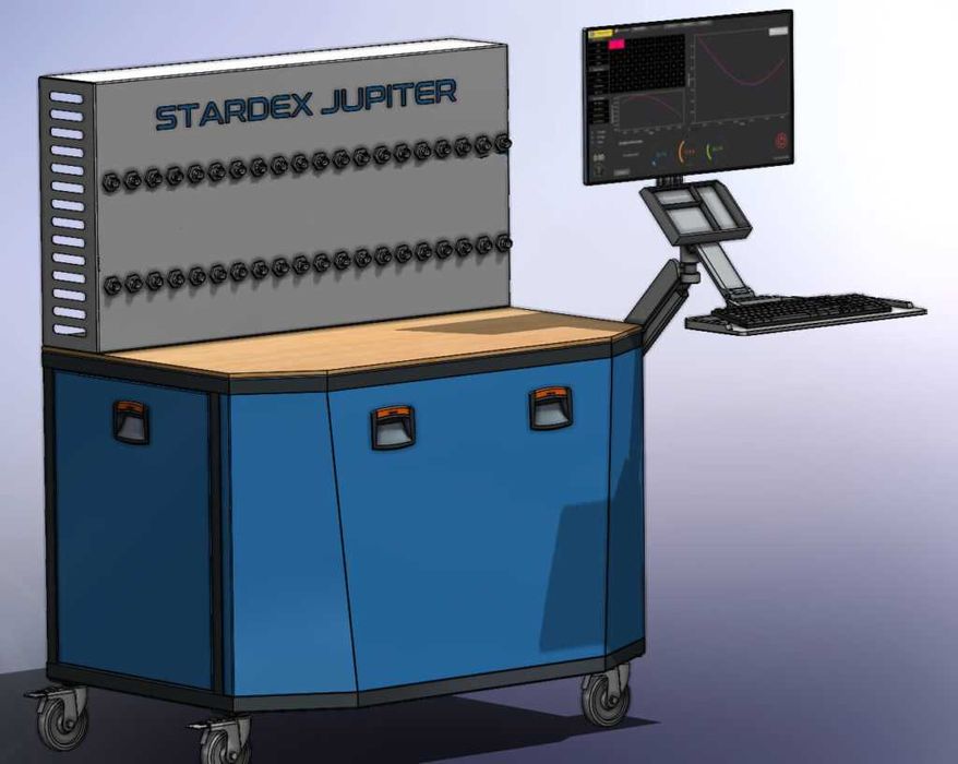 Stardex tester akumulatorów baterii hybrydy elektryki test plany ogniw