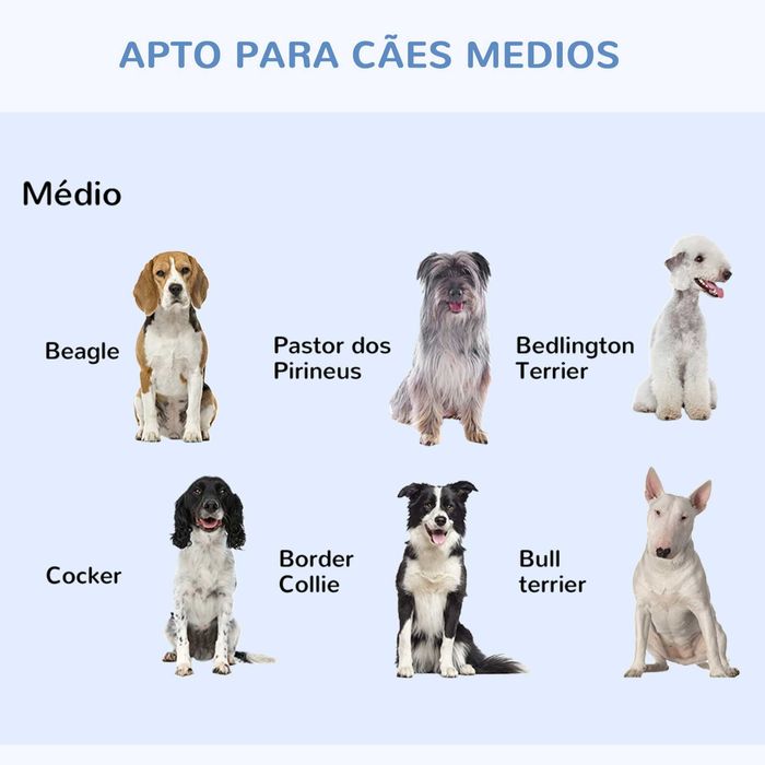 PawHut Gaiola para Cães com 2 Portas Aço 121x74,5x81cm Preto