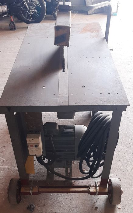 3-fazowa piła stołowa do drewna, trajzega silnik 5,5 kW