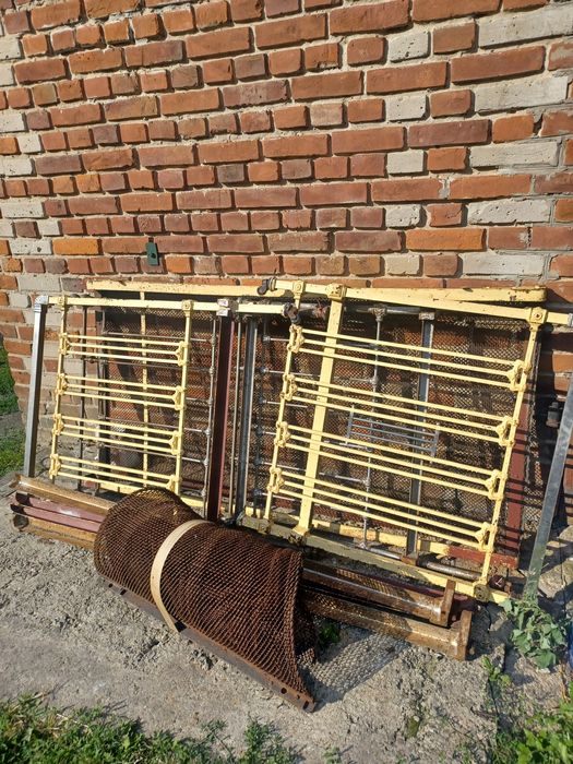 Łóżko metalowe zabytkowe