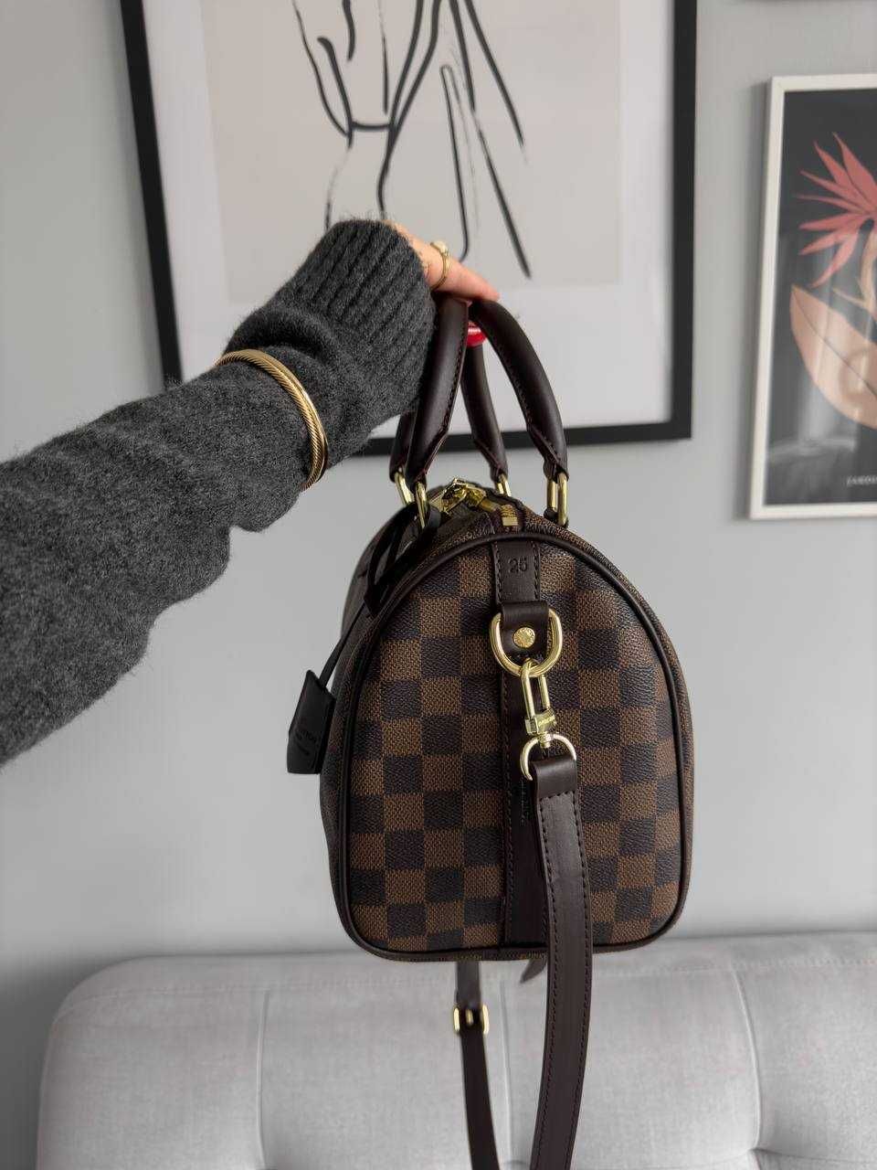 Сумка Louis Vuitton Speedy 25 шахматка