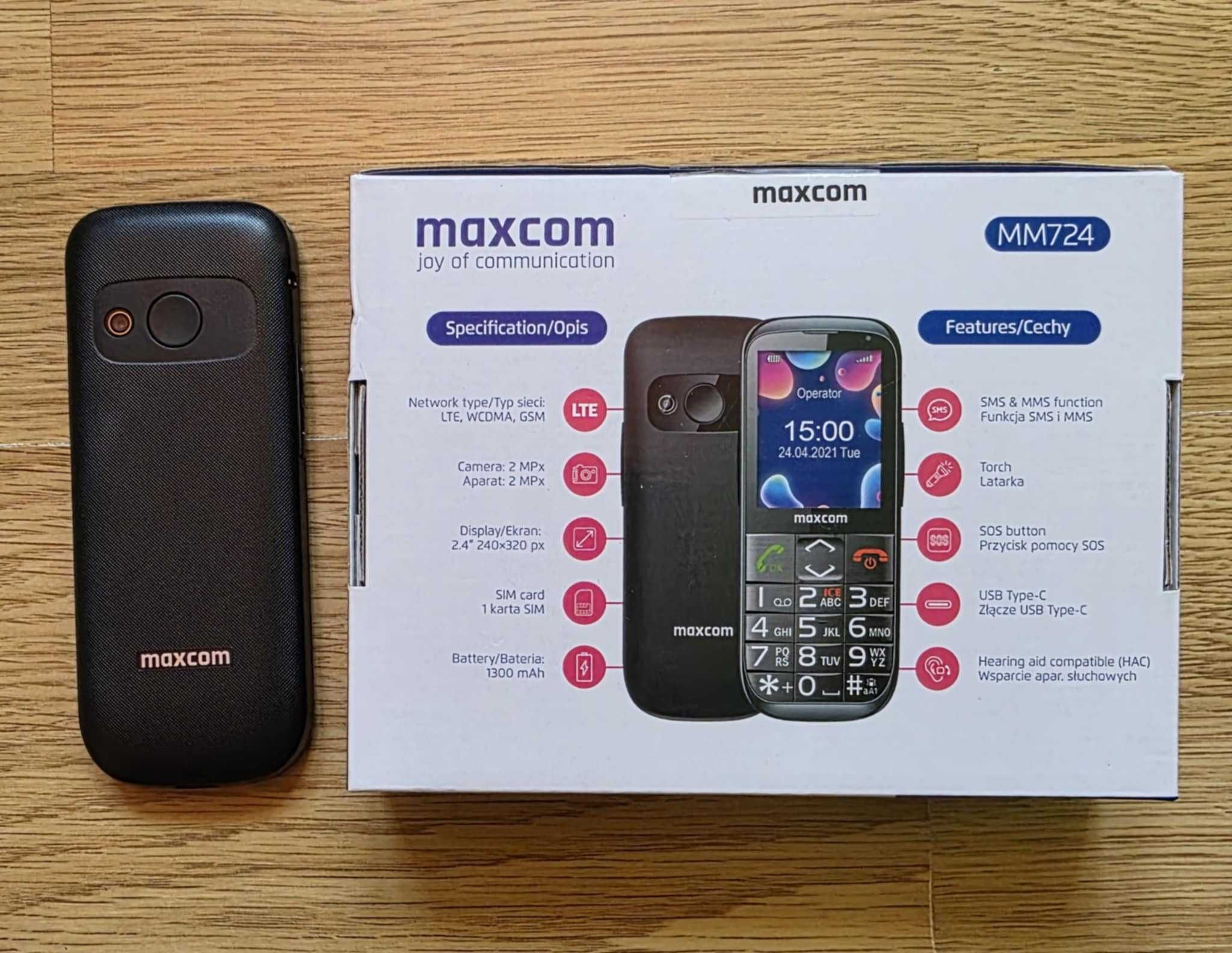 Telefon Maxcom Comfort MM724 4G