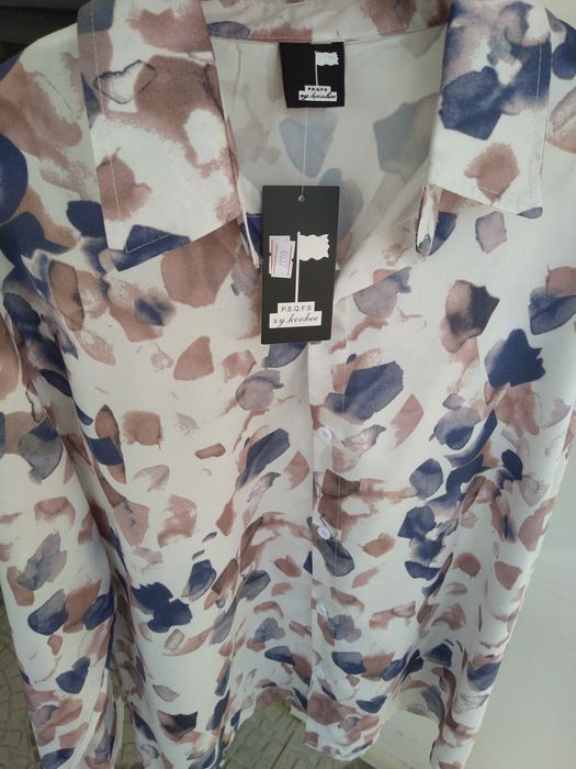 Camisa estampada com padrão, original - Tamanho XXL- Nova!