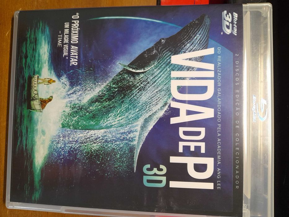 Pack de 5 DVDs Blu-Ray  3 D usados como novos