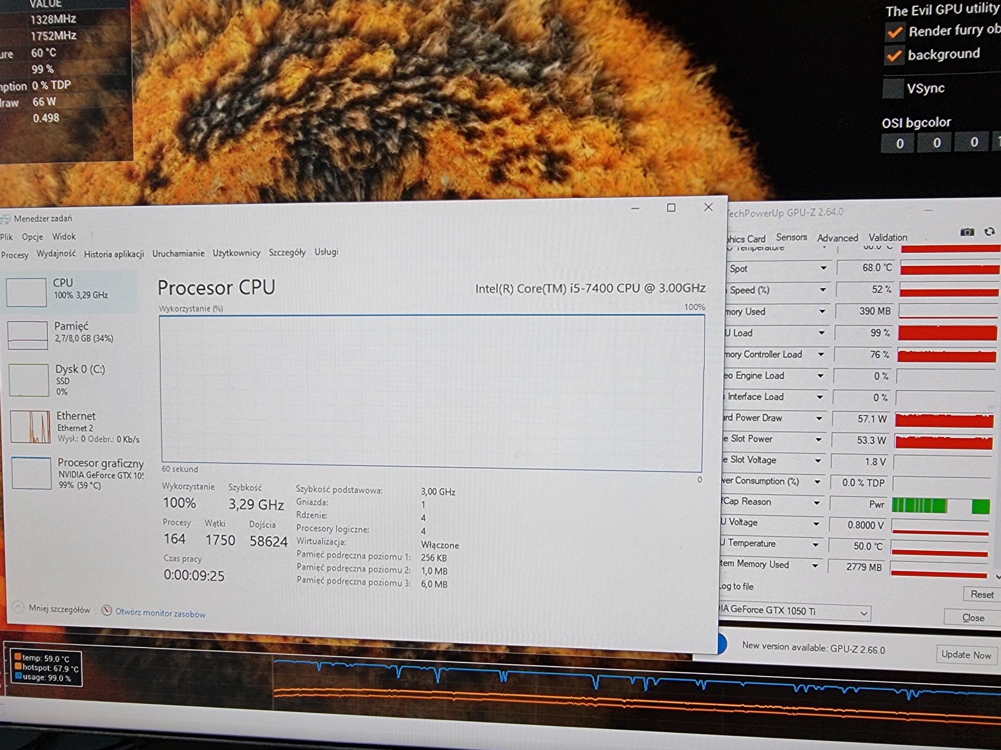 Komputer i5 7400 GTX 1050TI