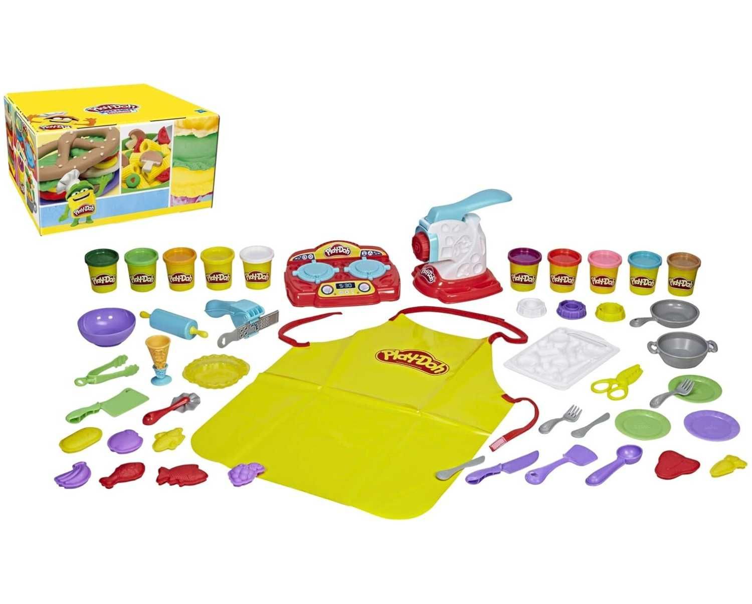 Ciastolina Play-Doh Duży Zestaw Super kucharz E2543 zabawa w gotowanie