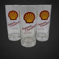 Szklanki Shell Vintage Belgia B41/050231