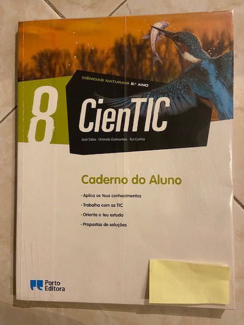 Manuais e Cadernos de fichas 8.ºano