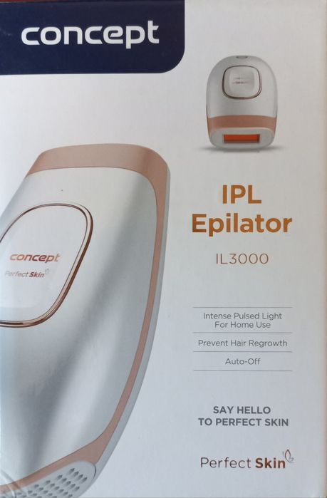 Concept IL3000 IPL  Perfect skin.IPL єпілятор для тіла,обличчя,бікіні