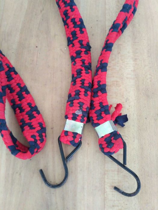 Стяжка грузовая,канат текстильный плетеный 2м с крючками