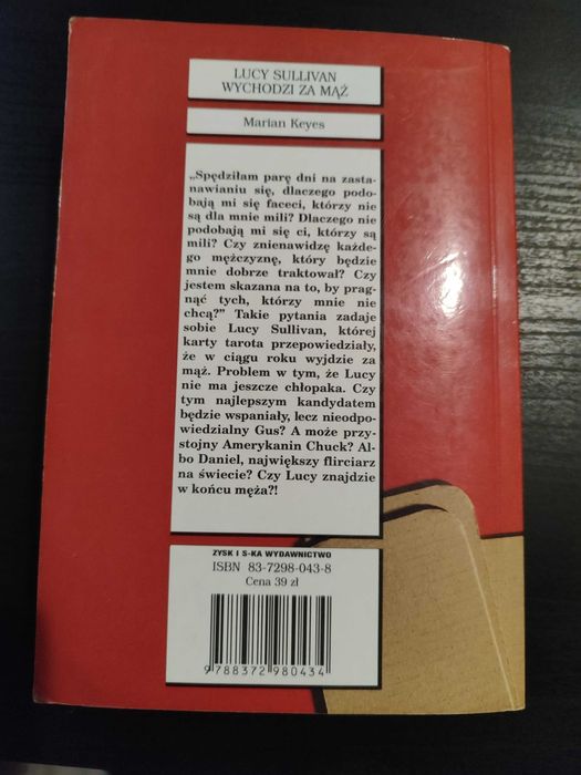 Zamienię książkę Lucy Sullivan wychodzi za mąż Mariana Keyesa na inną