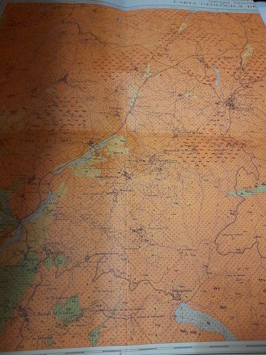 Carta geológica de Portugal-Gouveia