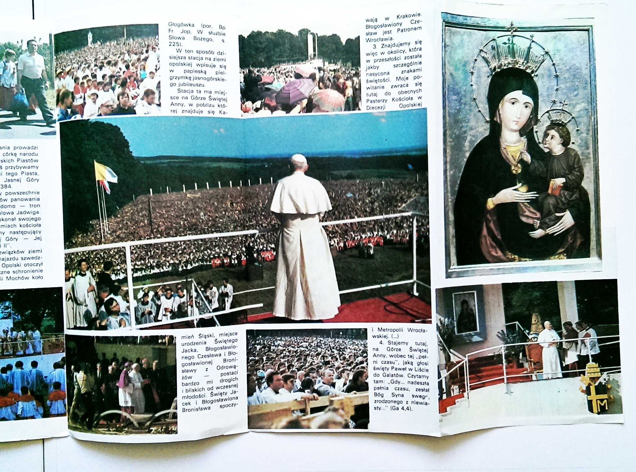 Jan Paweł II w diecezji opolskiej Góra św. Anny 1983 PRL