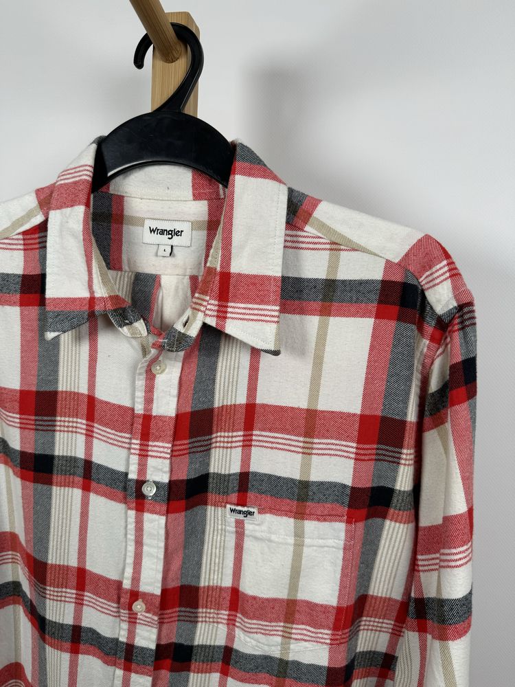 Wrangler bawełniana koszula w kratkę L