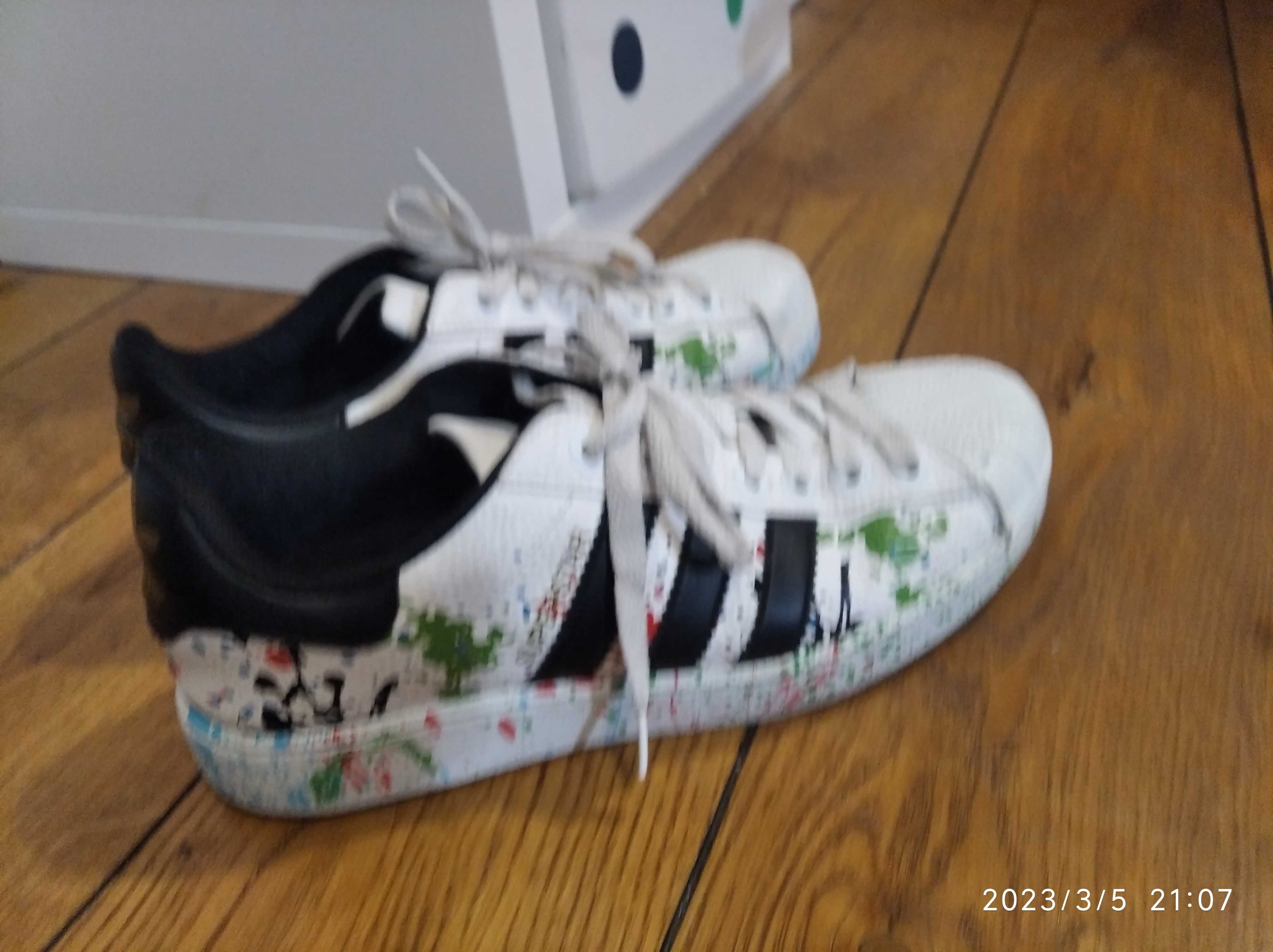 Adidas Superstar z efektem Farby rozm.38 wkł.24cm