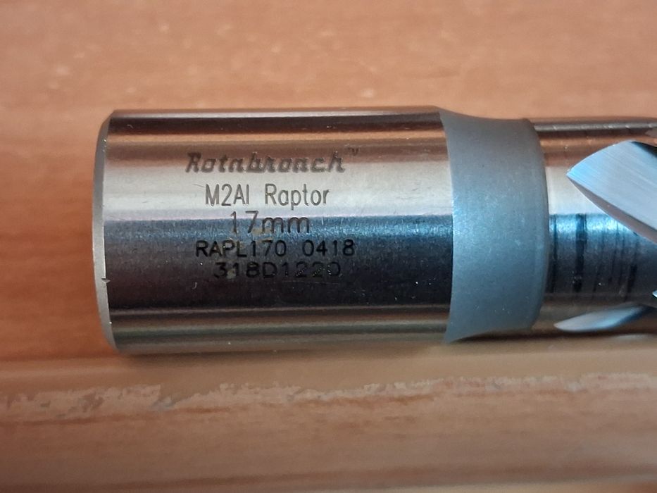Frez Trepanacyjny Rotabroach m2al raptor 17 mm
