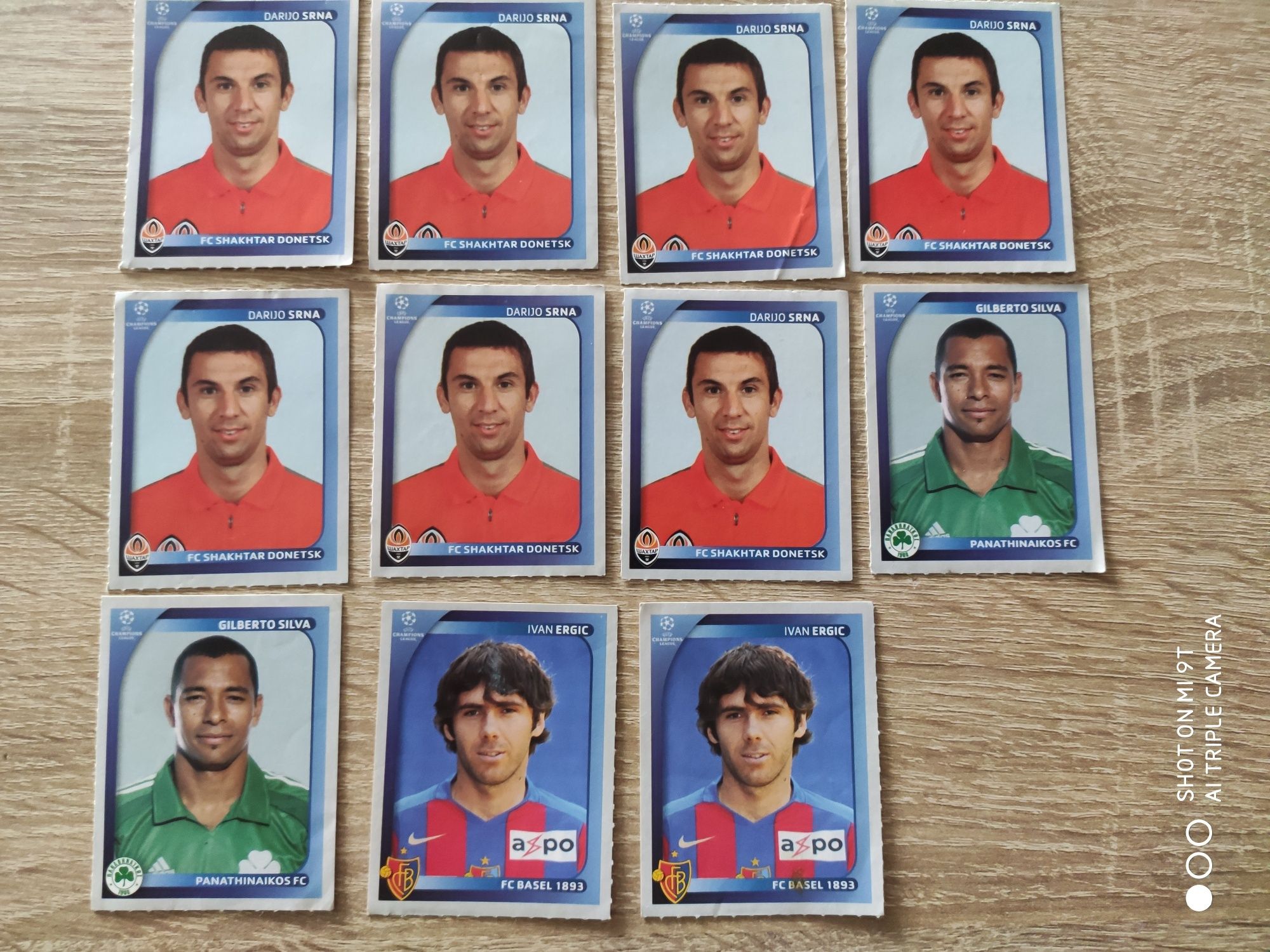 Naklejki piłkarskie do albumu Panini Champions League 2008/2009
