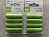 8x Bateria Akumulatorki GP AA R6 2100mAh Okazja