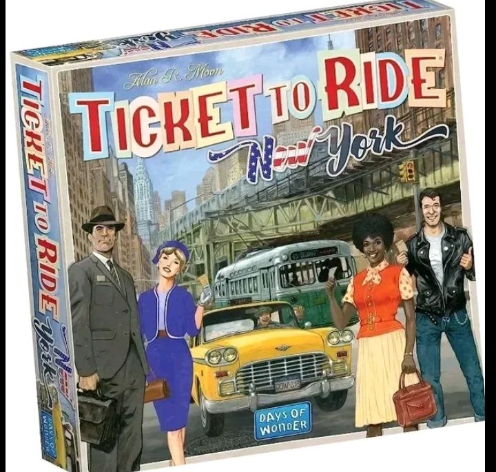 Гра настільна Білет на потяг Ticket to ride London/ New York/Amsterdam