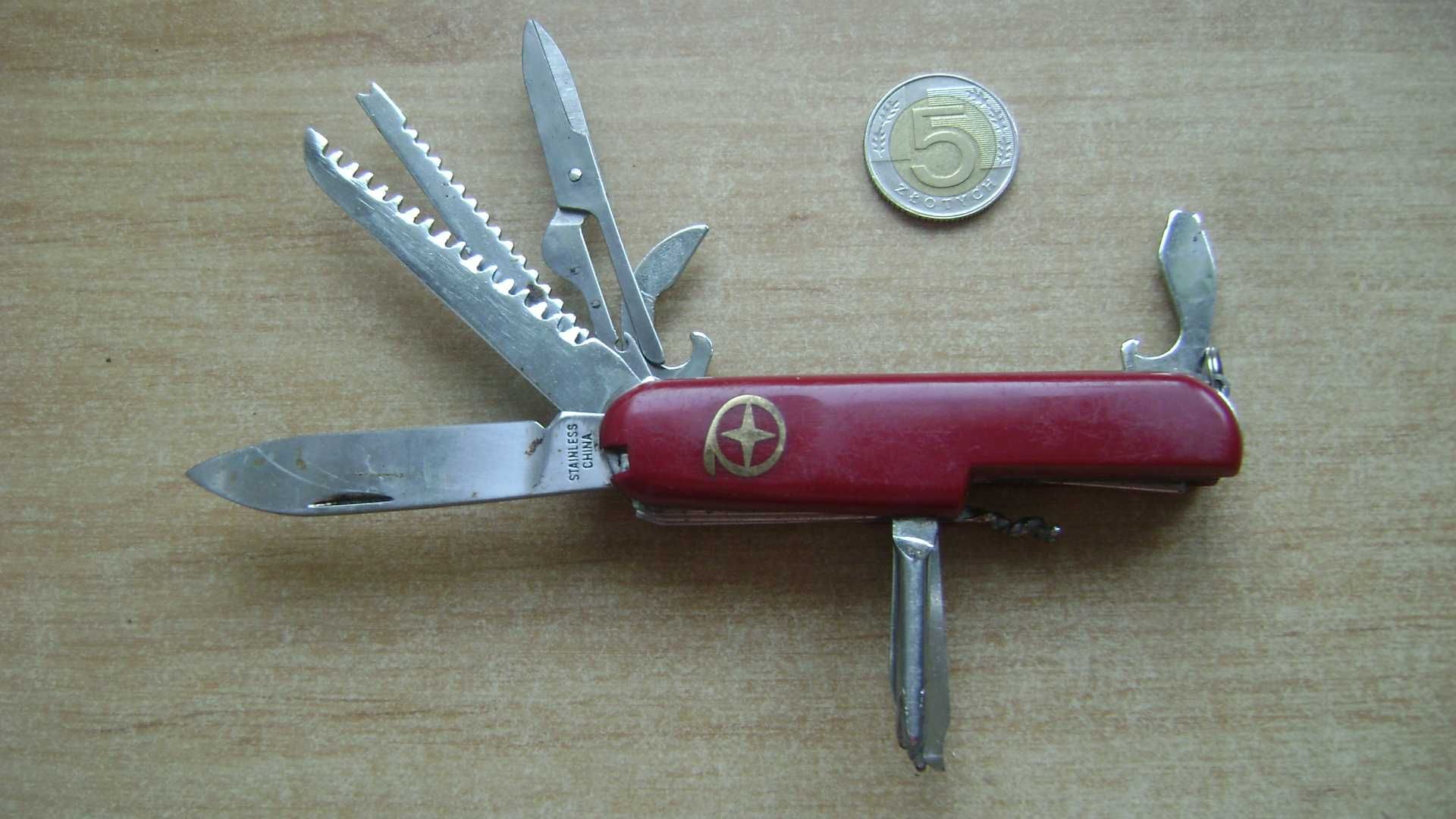 Starocie z PRL - Stare narzędzia = Scyzoryk wielofunkcyjny chiński