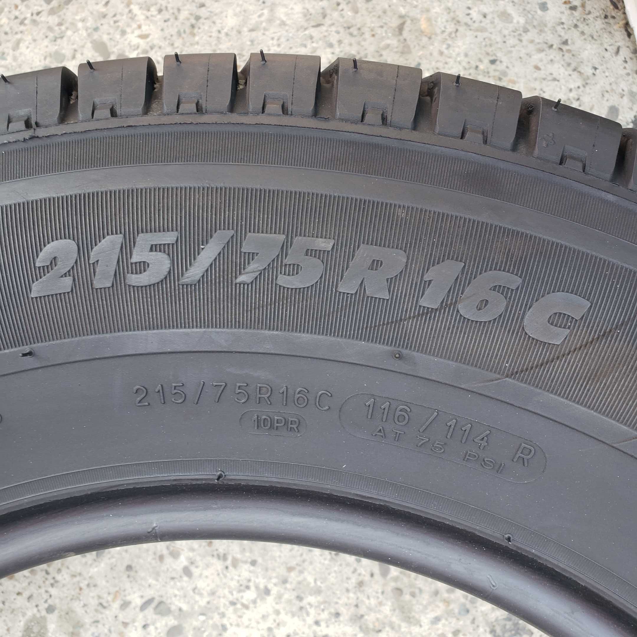 Летняя резина шины 215 75 R16c Michelin Мишелин (116/114 10 слоев) 4шт