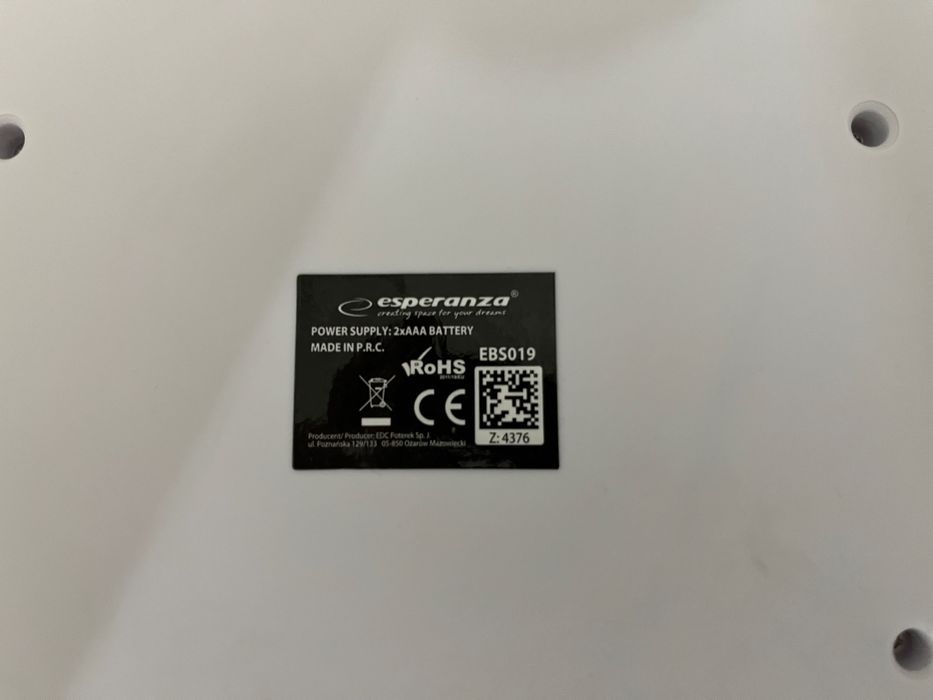 Elektroniczna waga dla niemowląt ESPERANZA