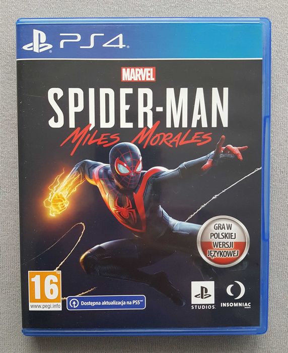 Gra spider-man miles morales PL PS4 PS5