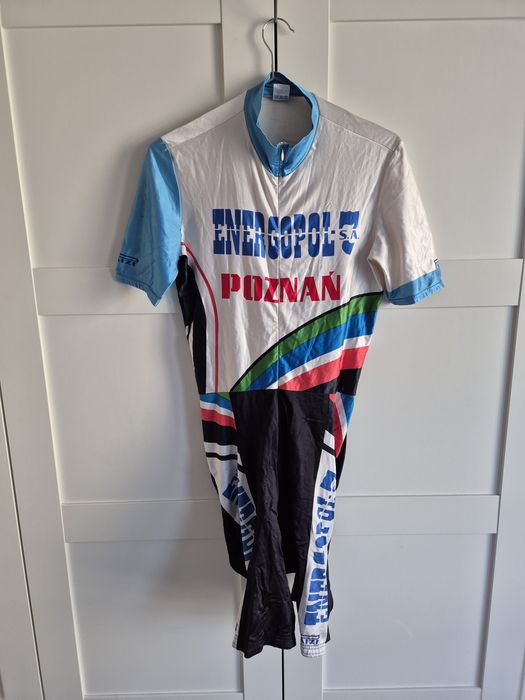 Kombinezon kolarski czasowy retro rozmiar S 1995 rok