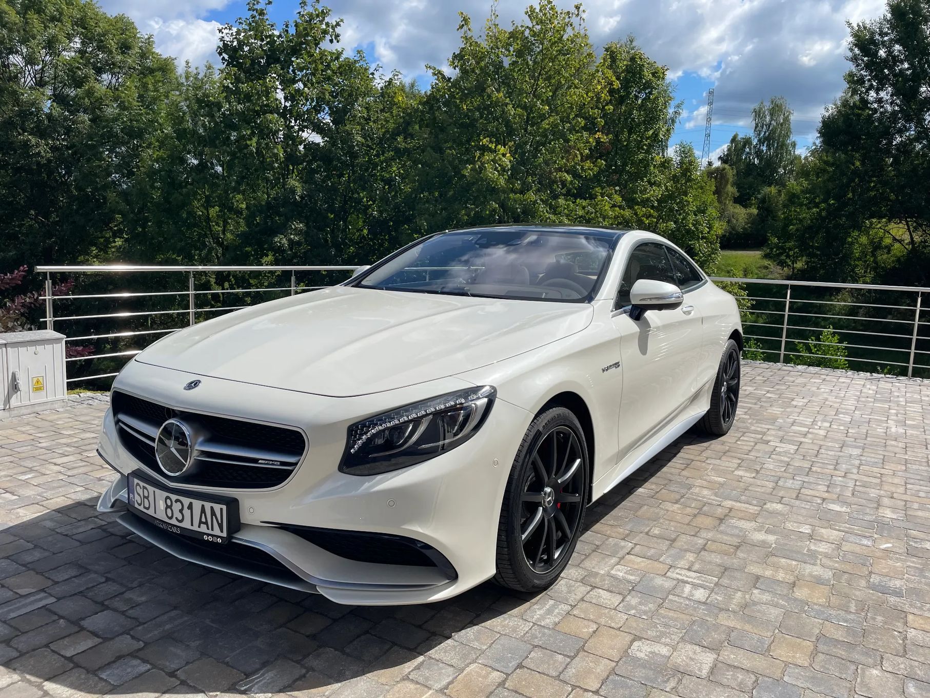 Mercedes-Benz Klasa S Mercedes S63 AMG Coupe, przebieg 2600km!, Japonia, 1 wł w Polsce