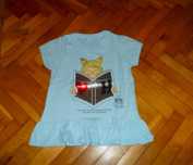 Cekinowa dziewczynka bluzeczka koszulka t-shirt 122 / 128