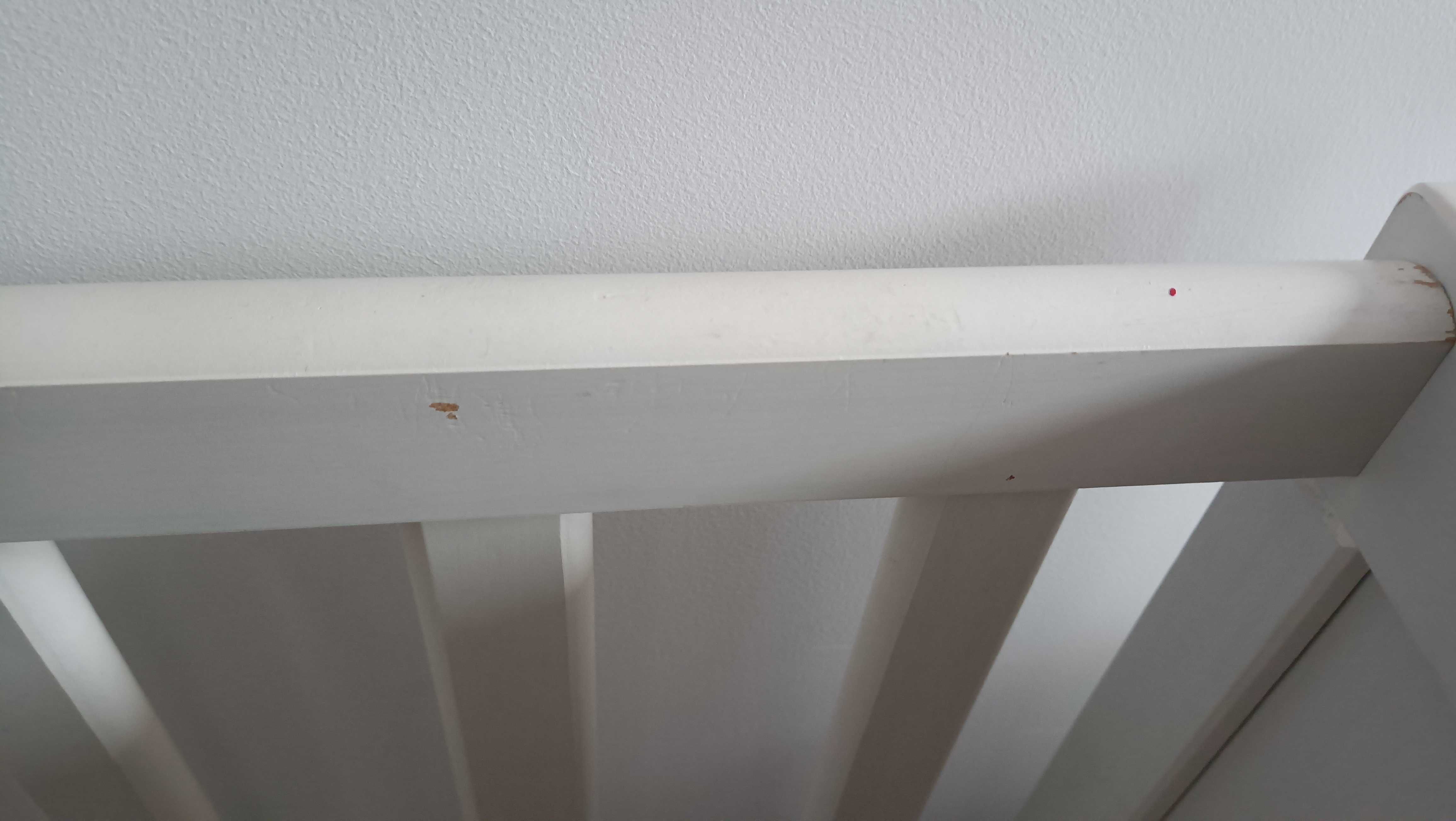 Łóżeczko dziecięce 120x60 Ikea Sundvik +materac +ochraniacze +barierka