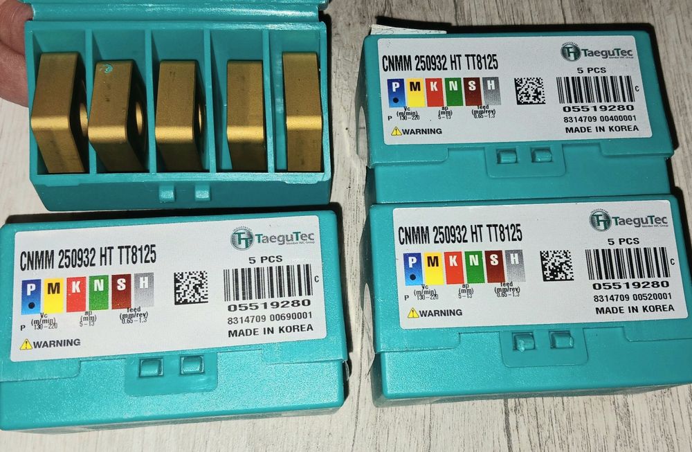 Пластини Taegutec CNMM 250932 TT8125 кількість